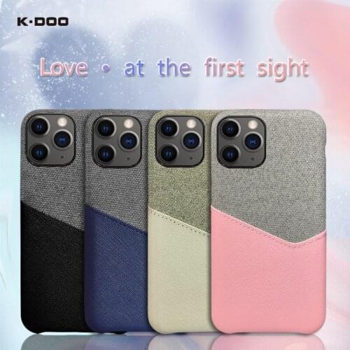 K-Doo Resort Collection pocket-slot mobile case unique leisure back cover business design for iPhone11/11pro/11promax