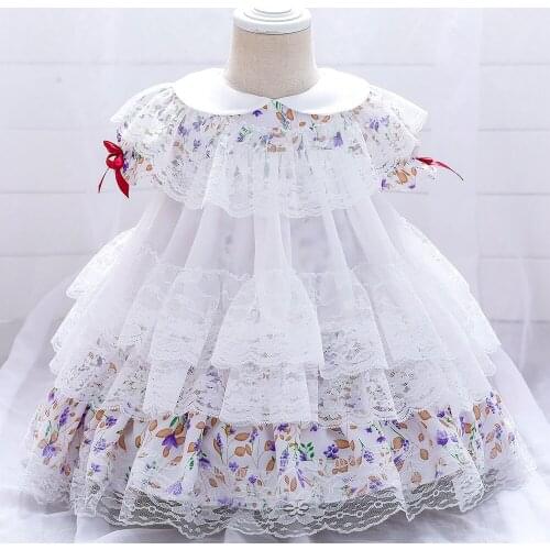 Flower Girl Dress Flowers for Girls Wedding Ceremonious Dresses Children Birthday Party Ball Gown Kid Girl