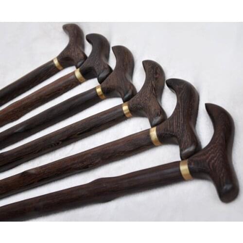 Wooden crutch walking aid cane cane high-grade old birthday gift wholesale mahogany wood stick