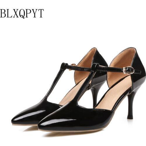 Elegant Fashion PLus Big and small Size 30- 48 Sandals women wedding party Shoes pointed toe thin High Heels Woman Pumps C-30-1