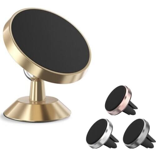 Magnetic Car Phone Holder For iPhone Samsung Huawei Xiaomi Air Vent Mount in Car Metal Magnet Stand Mobile Phone Support