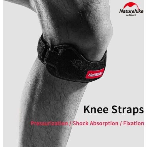 Naturehike Multifunctional Knee Straps Wear Convenient Silica Gel Knee Pads Prevent Sliding Knee Protector With Massage Pad