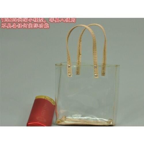 1/6 Scale DV-02 Trendy Beach Cool Women Transparent Satchel Model for 12"