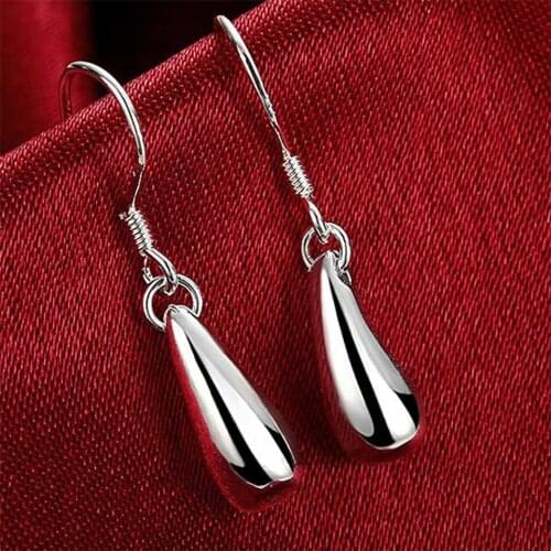 New Arrival 925 Sliver Fashion Earrings Water DropEarrings Beautiful Fashion Earrings For Super Women Charm Jewlery Gift