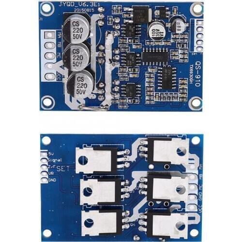 20A 12V-36V 500W DC Brushless Motor Driver Board No Shed No Holzer Motor Speed Controller Module