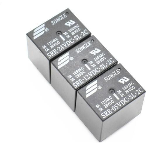 Power Relays SRE-05VDC-SL-2C SRE-12VDC-SL-2C SRE-24VDC-SL-2C 5V 12V 24V 3A 240V 8PIN Relay Wholesale Price