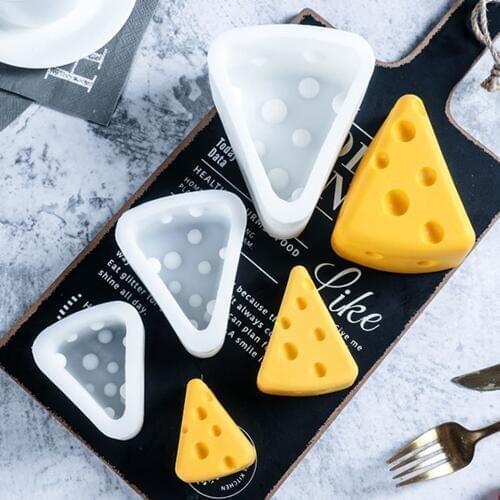 Cheese Shaped Silicone Cake Molds Baking Tools Mousse Jelly Silicone Molds For Cakes Mousse French Dessert Mold Pastry Tool