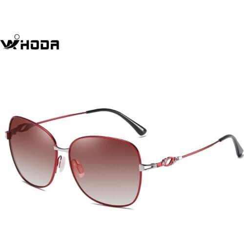 New Ladies TAC Polarized Sunglasses ,Big Size Toad Mirror Sung lasses ,Memory Metallic Color Diamond Eyewear HSA623