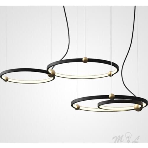 Modern Ceiling Chandelier Lighting Led Ring Chandeliers Living Room Hanging Lamps Dining Room Deco Chandelier Ceiling Lustre