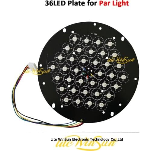 LED Plate 36led 36x3W LED Par Light LED Source Disk Plate Red Green Blue White Warm White Amber Color LED Source Plate
