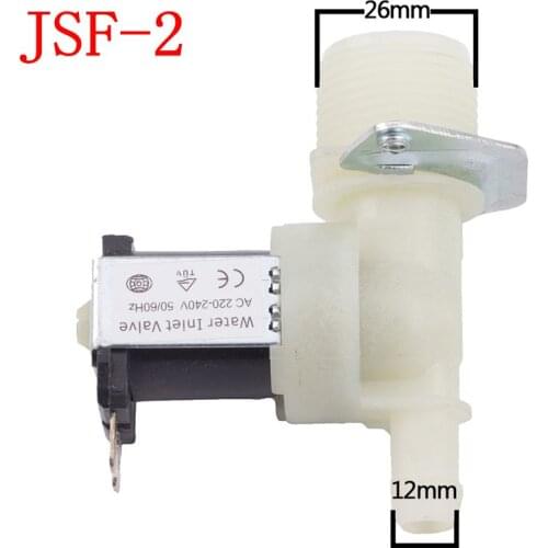 Universal automatic washing machine inlet valve accessories single and double head drum parallel bars inlet filter 220V JSF-2