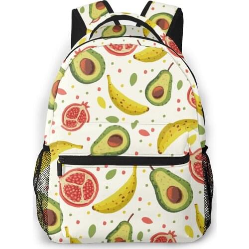 Women Backpack Kids School Bag for Teenage Girls Tropical Fruit Female Laptop Notebook Bagpack Travel Back Pack 2021