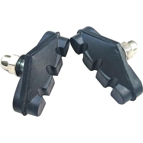 1 Pair High Grade Bicycle Bike On Brake Pads 45mm Rubber Pad Blocks