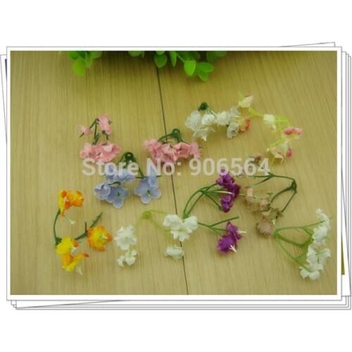 8Color Mix DIY Charming Flower Hydrangea Head Artificial Silk Flower Heads Craft Wedding Home Party Decoration Material 14120332