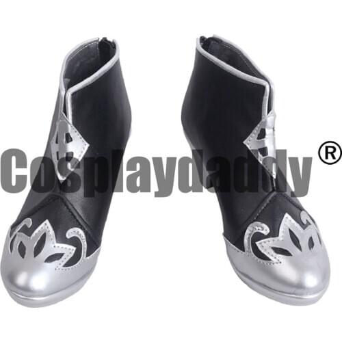 White Cat Project Colopl Rune Story Shironeko Project Aisha Game Cosplay Shoes Boots S008