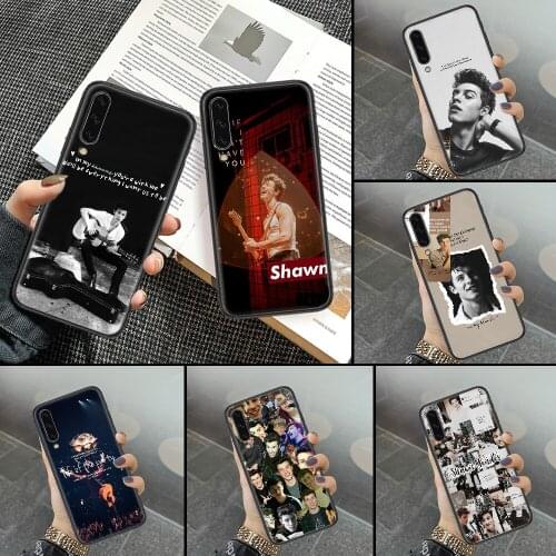 Shawn Mendes Phone Case For Samsung Galaxy A10 A12 A20E A21S A30 A32 A40 A50 A51 A52 A70 A71 A72 A5 A6 A7 2018 black art funda