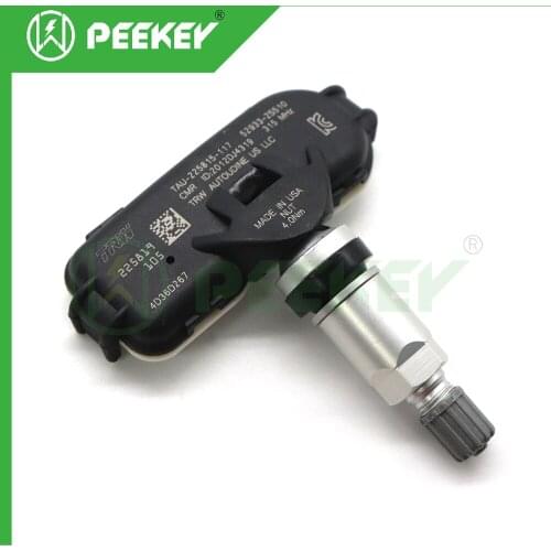 1pcs CAR TPMS Tire Pressure Monitoring Sensor 52933-2S510 For HYUNDAI TUCSON KIA SPORTAGE 2014-2016 315MHZ 529332S500