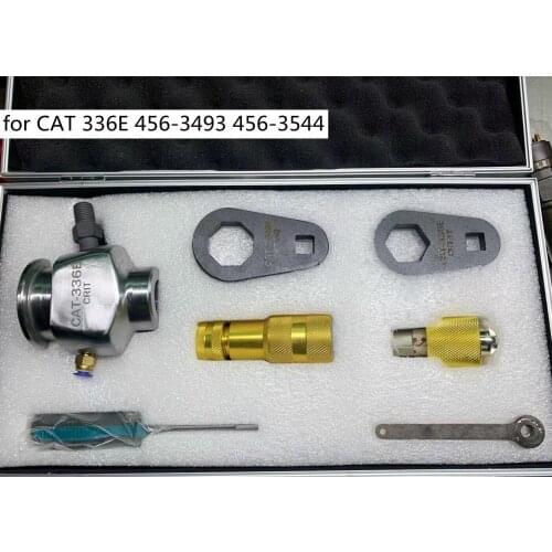 For CAT 336E 456-3493/3544 Diesel Common Rail Injector Disassemble Wrench AHE Measuring Tool Oil Return Clamp Reapir Tool Kits