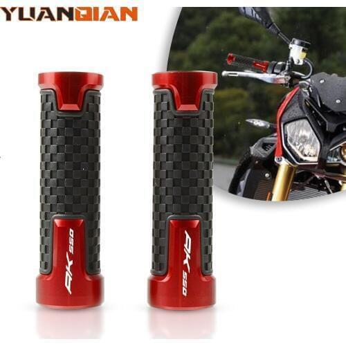 For KYMCO AK550 AK 550 ABS Motorcycle Accessories Universal 7/8'' 22MM Rubber Hand End Grip Bar Handlebar Grips Handle Bar