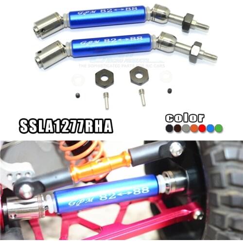 GPM 1/10 SLASH 4X4 Short-course Truck Bold Stainless Steel Head Aluminum Alloy Cylinder CVD Type Rear Universal Joint