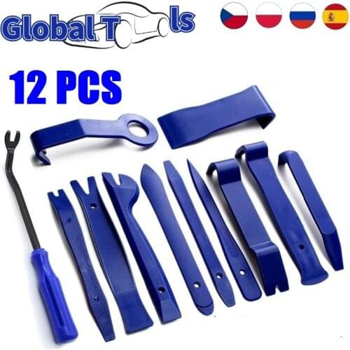 4/7/12PCS Car Disassembly Tool Car Radio Panel Door Clip Panel Trim Auto Plastic Dash Audio Removal Installer Pry Kit