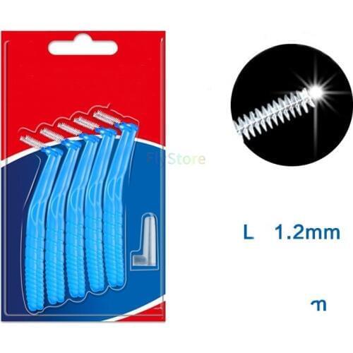 L-shaped push-pull interdental brushes 10 / box oral care teeth whitening teeth cleaning teeth orthodontic toothpick toothbrush