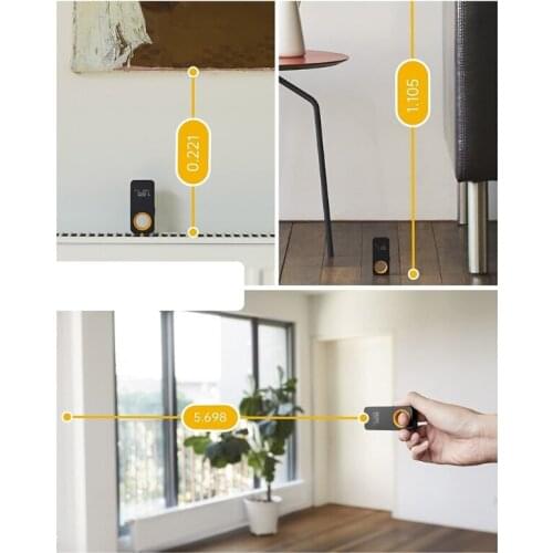 Laser-Distance Meter Portable Hand Held Digital Smart Measure Tool OLED Display