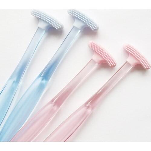 Soft Tongue Brush Cleaning The Surface of Tongue Oral Cleaning Brushes Tongue Scraper Cleaner Fresh Breath Health Care