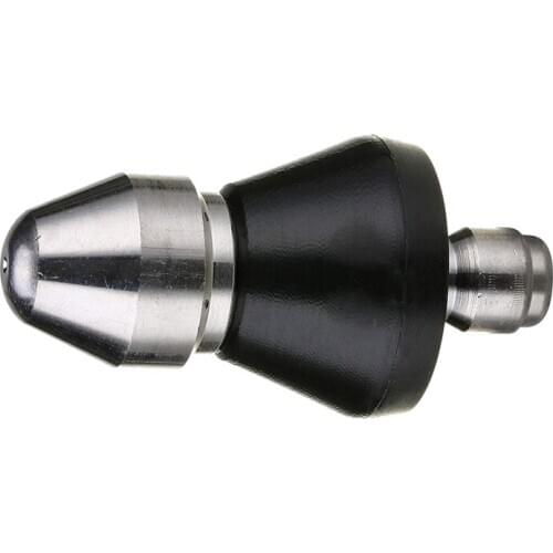 Pressure Washer Sewer Jet Nozzle, Quick Connect Drain Cleaning Water Nozzle, 1/4 Inch 5000 Psi Orifice 0.7Mm