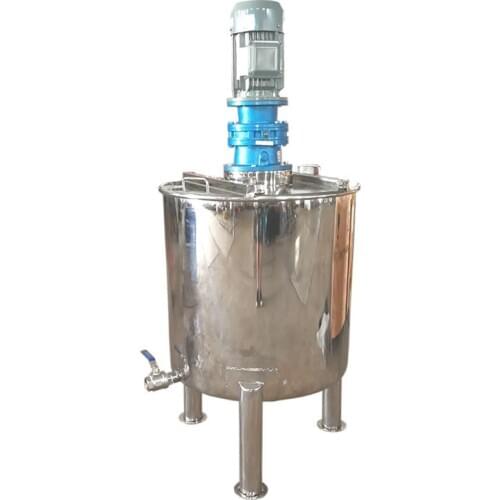 Stainless Steel Single Layer Mixing Tank Liquid Batching Tank Chemical Mixing Tank Vertical Detergent Mixer