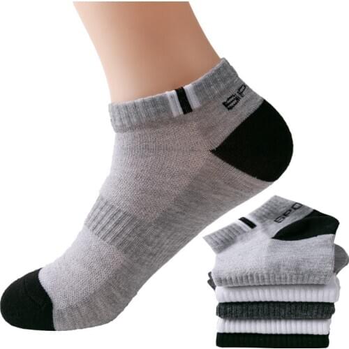 DOIAESKV Ankle Socks Men Breathable Mesh Socks Mens Short Socks Patchwork Causal Socks Male Boat Socks for All Season