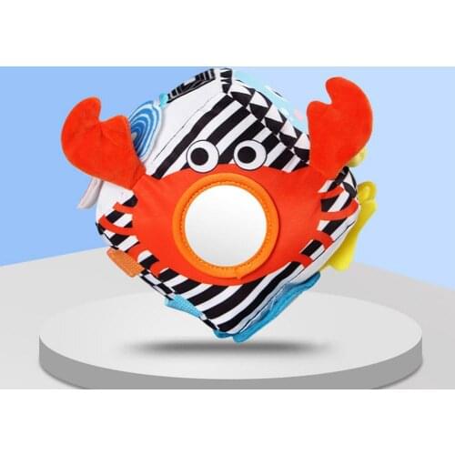 New Soft Puzzle Cube Toy Baby Education Animal Cotton Filling Dice Toy Basic Life Skills Educational Game Toy For Newborn Infant