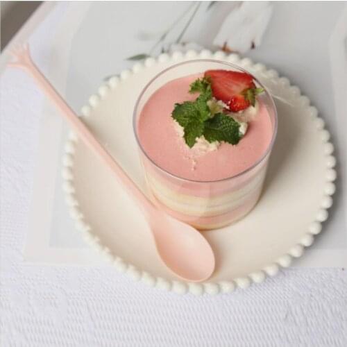4pcs Plastic Strring Spoon Creative Finger Shape Mixing Spoon Ice Cream Dessert Spoon Kitchen Accessories Children Tableware