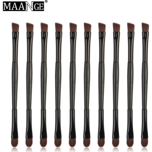Factory Direct Sales MAANGE Double-headed EyeShadow Brush Eye Brush Beauty Tools Makeup Brush Set Cosmetic Tool