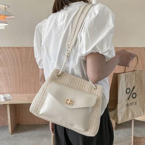 Fashion Women Straw Handbags Tote Bags High Quality Ladies Crossbody Bags for Women Designer Female Shoulder Messenger Bag New