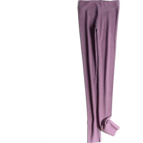 SHUCHAN Thermal Underwear Bottoms 65% Regenerated Cellulose High-Rise Long Pants Underwear Women 2021 Autumn Winter Warm