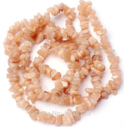 High Quality 5-8mm Natural Color Sun Stone Chip Shape DIY Gems Loose Beads Strand 16" Jewellery Creative Making w3330