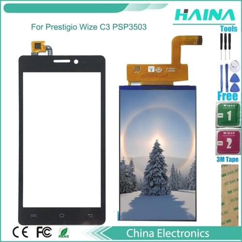 Psp3505 lcd+touch phone For Prestigio Wize D3 PSP3505 PSP 3505 DUO Touch Screen Digitizer Panel Sensor
