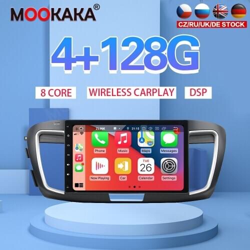 10.1" Android 10 PX6 4G 128GB Car Player For HONDA ACCORD 9 2013-2015 Car GPS Navi CarPlay Head Unit DSP Stereo