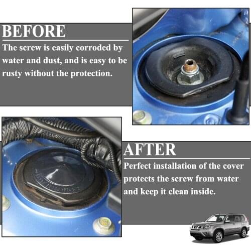 2PCS Mount Cover For Nissan Leaf ZE0 Juke F15 Cube Z12 For Nissan Versa