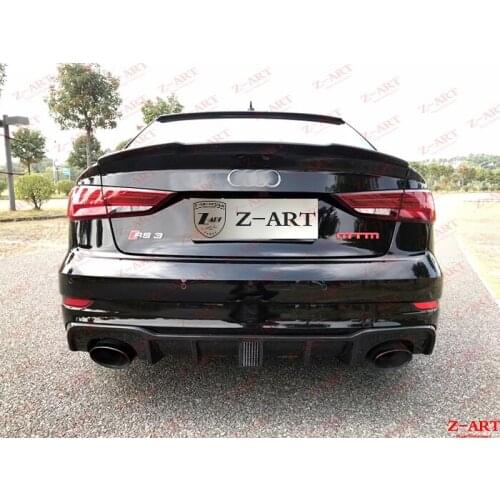 Z-ART carbon fiber aerokit for Audi RS3 carbon fiber body kit for Audi RS3 2017-2019 carbon fiber aerodynamic body kit for RS3