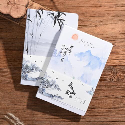 Ancient Style, Landscape, Hand, Account Book, INS, Lovely Color Pages, Diary, Notebook, Notebook, Thick Literature and Art