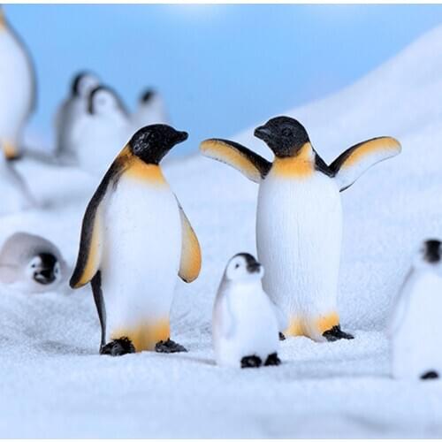 1Piece Resin Iceberg Sichuan Big Snowflake Polar Series Realistic Penguin Seal Resin Craft Items Table Top Decoration