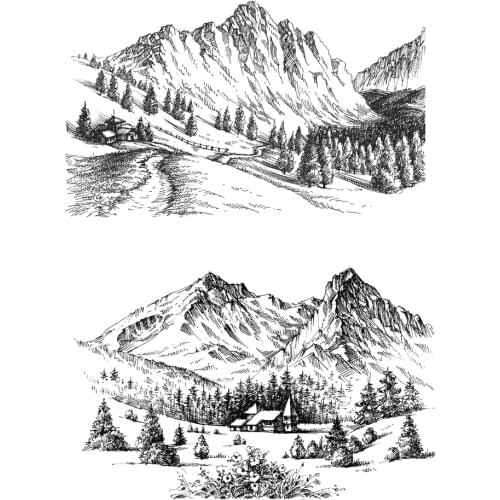 DABOXIBO Forest Tree Clear Stamps Mold For DIY Scrapbooking Cards Making Decorate Crafts 2021 NEW Arrival