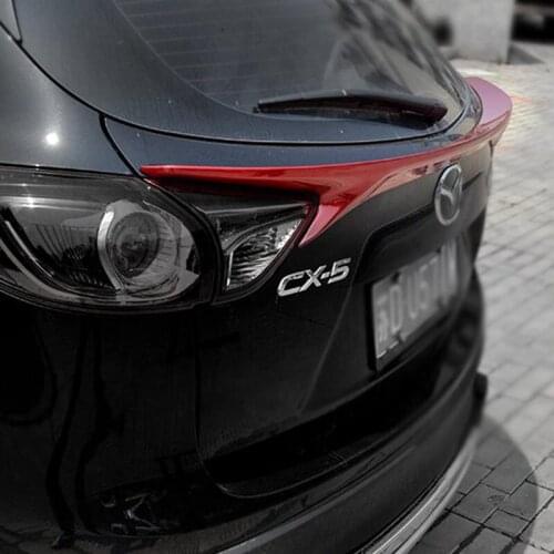 For Mazda CX-5 Spoiler ABS Material Car Rear Wing Primer Color Rear Spoiler For Mazda CX-5 Spoiler 2013-2016