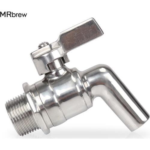 1/2" BSP Homebrew Drain Valve Working Pressure 200PSI Homebrew Keg Faucet Tap
