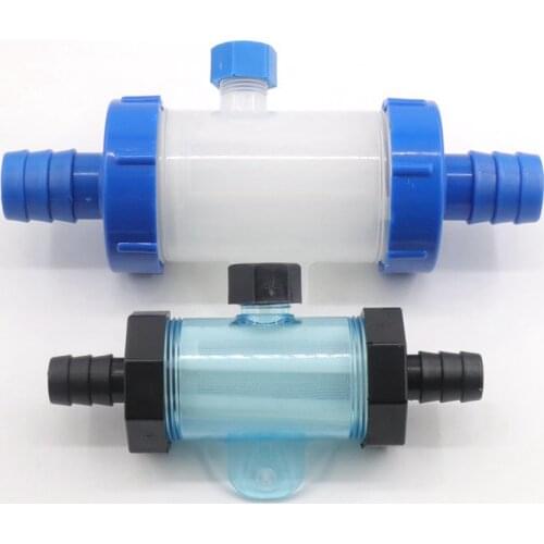 2pc 9.5mm~32mm Soft Water Pipe Filter Water Jetter Irrigation Sprayer Absorbent Filters Aquarium Tube Transparent Strainer