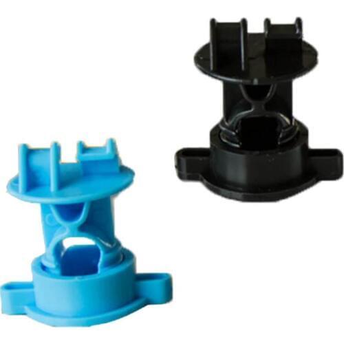 40PCS Electric Fence Wire Insulators PP UV Resistance Electronic Pulse Accessories For Middle Pole Bolt Plastic Blue Black Color