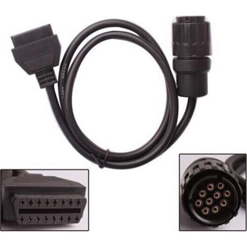 For BMW ICOM D Cable Motorcycles Motobikes 10 Pin To 16Pin Adaptor OBD2 OBDII Diagnostic Cable I-COM A2 tool cables