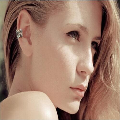 Fashion cheap personality Hollow type U clamp type Vintage ear cuff Alloy Metal Earring Wholesales Jewelry for women